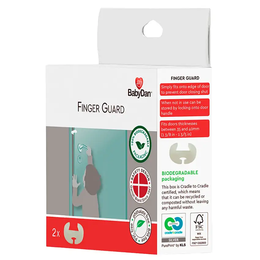 BabyDan Finger Guard Transparent 2 stk.