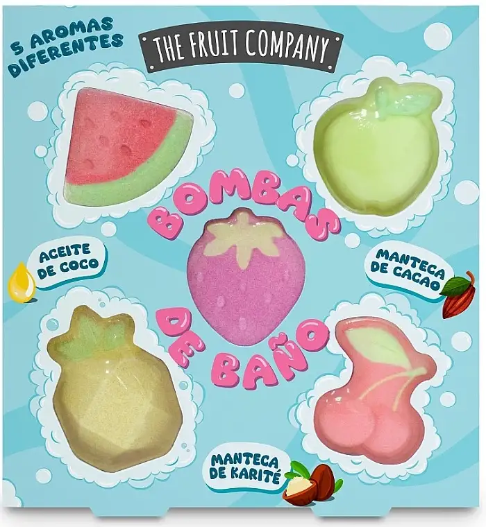 Sæt med badebomber, 5 stk 32996304