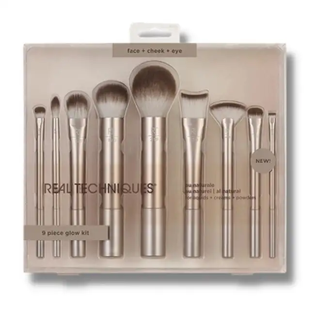 Real Techniques - Au Naturel Complete Brush Kit Makeupbørstesæt