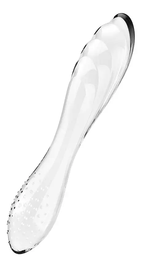 Satisfyer Dazzling Crystal 1 transparent glasdildo