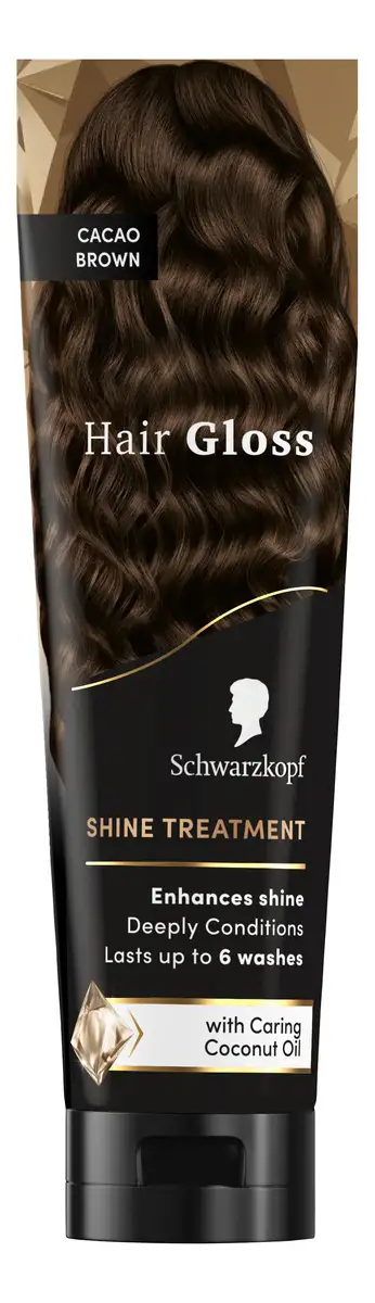 Schwarzkopf Hair Gloss Cacao Brown - 150 ml.