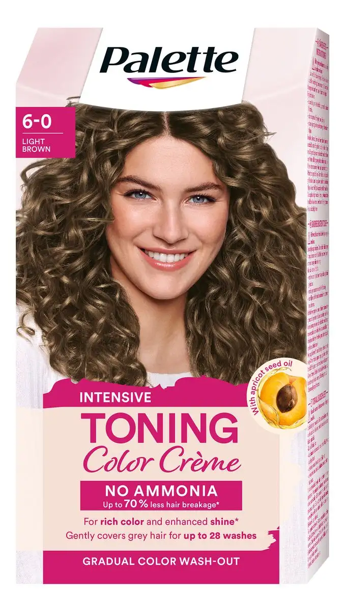 Schwarzkopf Palette Toning 6-0 Light Brown - 1 stk.