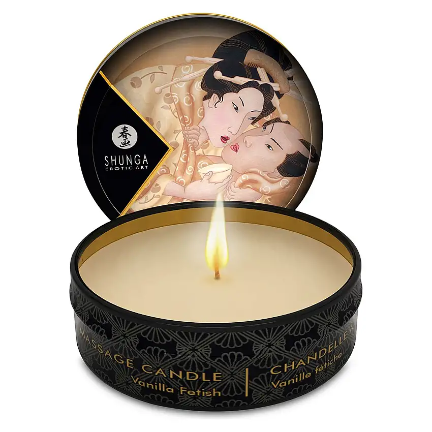 Shunga Mini Massage Candle, Vanilla - 30 ml
