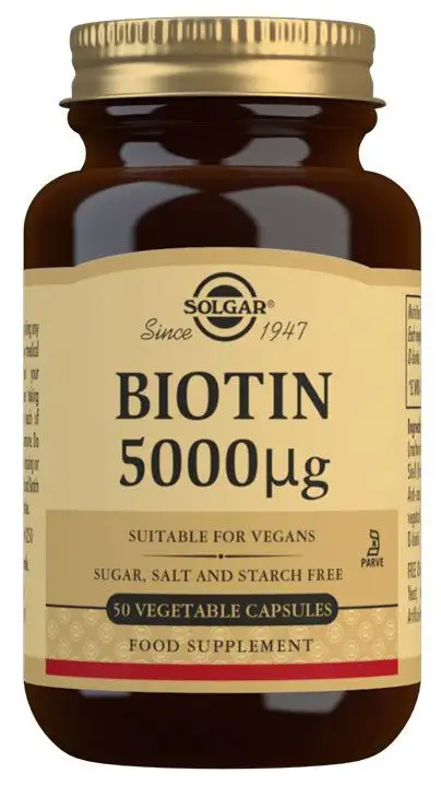 Solgar Biotin 5000 µg - 50 kap