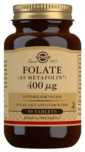 Solgar Folat (Metafolin) 400 µg - 50 tabl