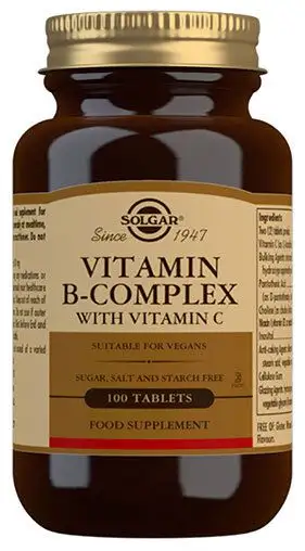 Solgar Vitamin B-Complex + C - 100 tabl