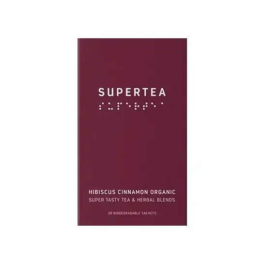 Teministeriet Supertea Hibiscus Cinnamon Organic - 20 breve