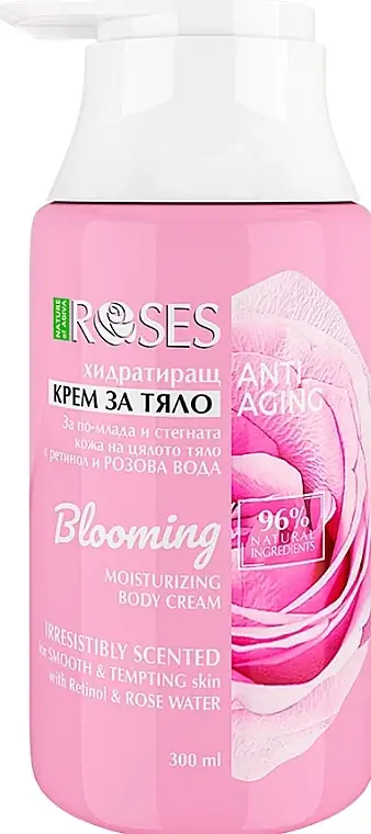 Fugtgivende bodycreme med retinol og rosenvand 74920873