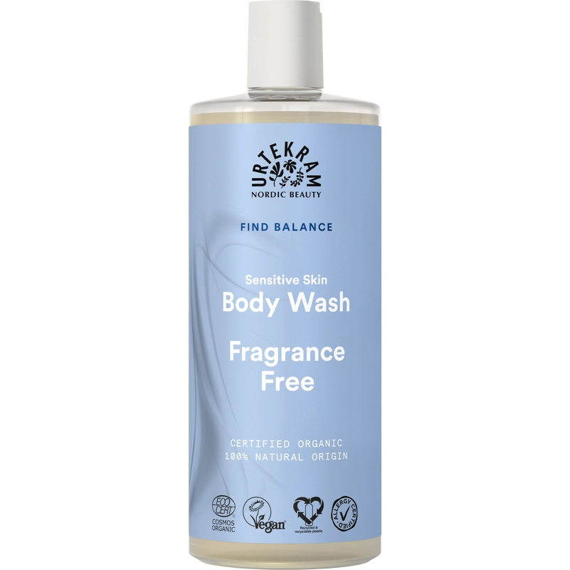 Urtekram Find Balance Body Wash Fragrance Free 500 ml