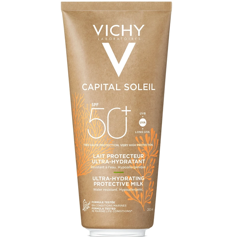 Vichy Capital Soleil Ultra Hydrating Protective Milk SPF 50+ - 200 ml