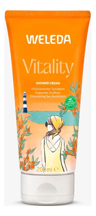 Weleda Vitality Creamy Body Wash - 200 ml.