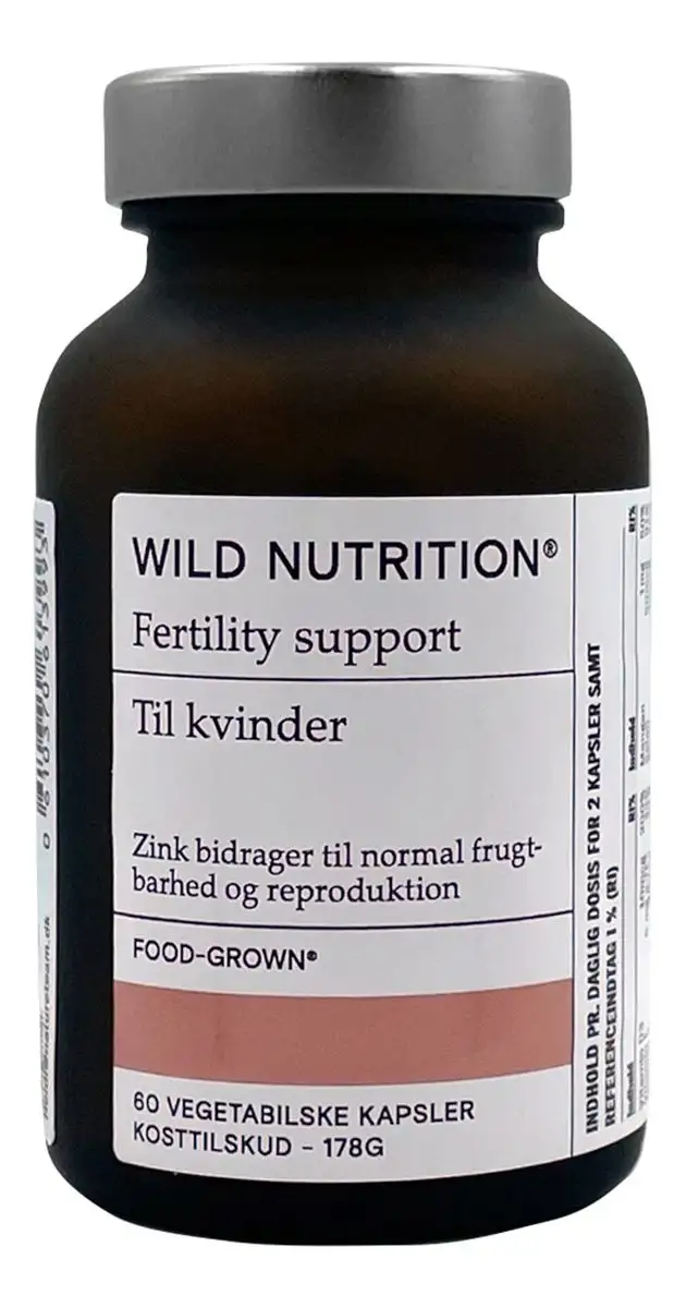 Wild Nutrition Fertility Support - 60 kaps.