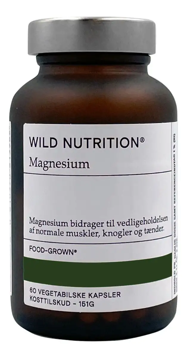 Wild Nutrition Magnesium - 60 kaps.