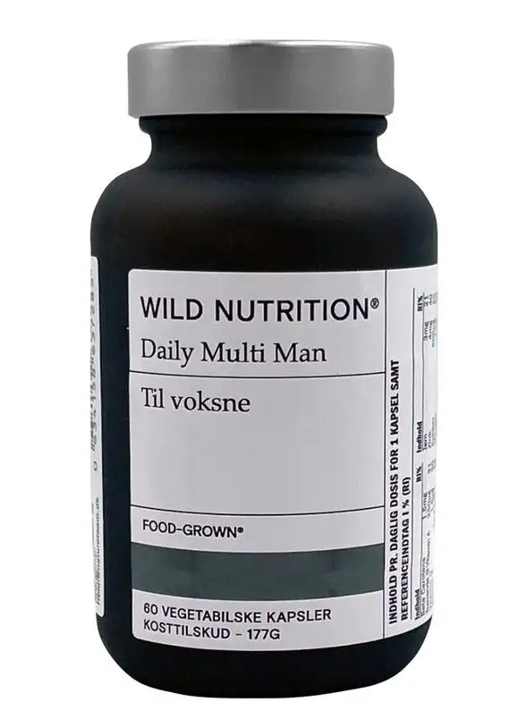 Wild Nutrition Man Food-Grown Daily Multi Nutrient - 60 kaps.