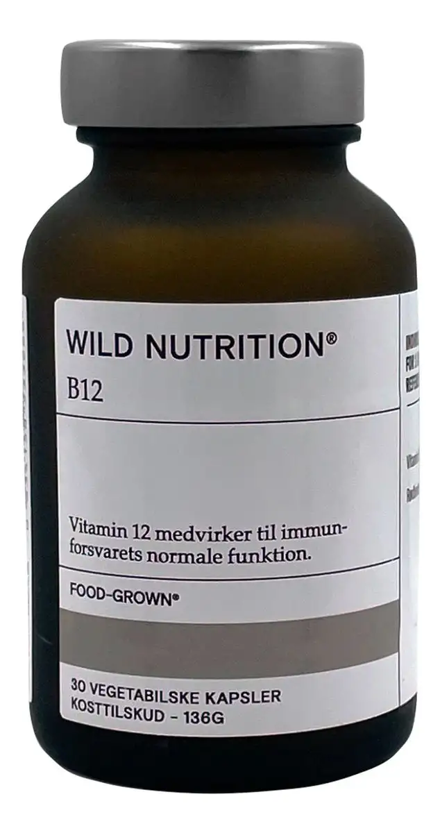 Wild Nutrition Vitamin B12 Plus - 30 kaps.