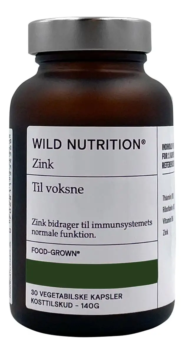 Wild Nutrition Zink - 30 kaps.