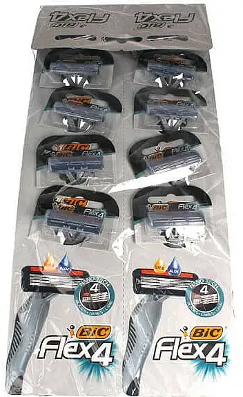 Barberkniv til mænd "Flex4", 10 pcs 17855642