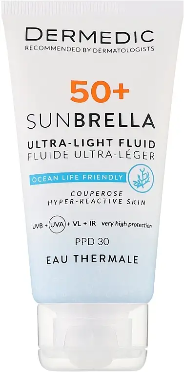 Ultra-letvægts beskyttelsescreme SPF 50+ til vaskulær og hyperaktiv hud 94540245