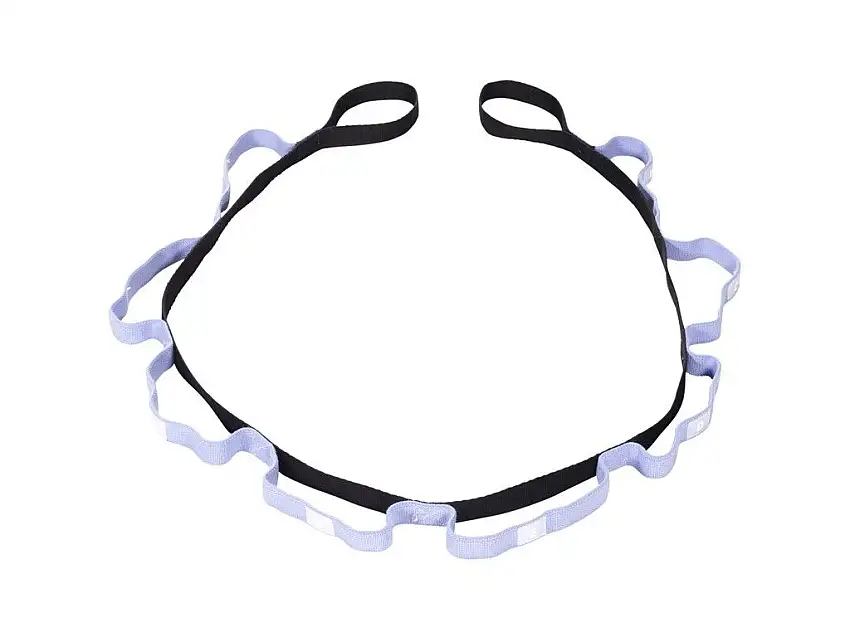 Yoga bånd med løkker 180 cm - 1 stk