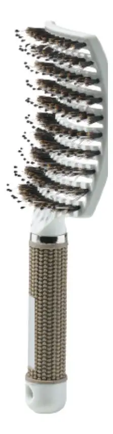 Yuaia Curved Paddle Brush Hvid - 1 stk.