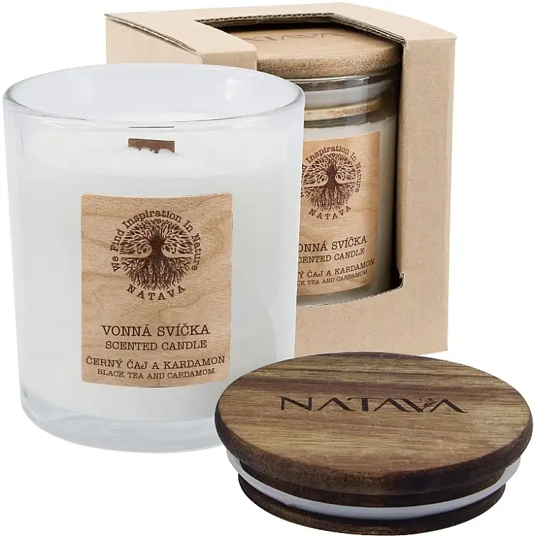 Duftlys 'Sort te og kardemomme' 33043082